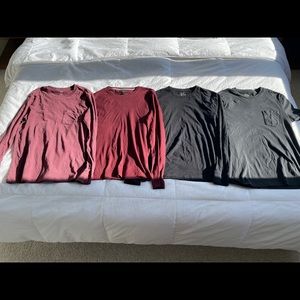 J. Crew Banana Republic Gap shirt lot 4 shirts long sleeve sz Small